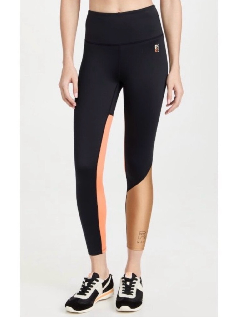 PE Nation High Rise Logo 7/8 Leggings Small Streetwear Blockette Gorpcore Gym